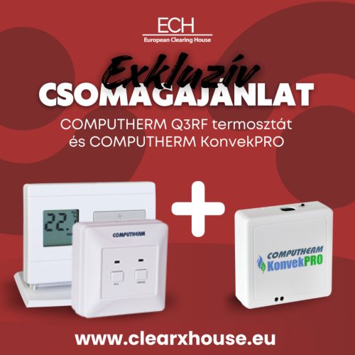 COMPUTHERM Q3RF Termosztát + COMPUTHERM KonvekPRO 