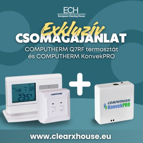 COMPUTHERM Q7RF termosztát + COMPUTHERM KonvekPRO